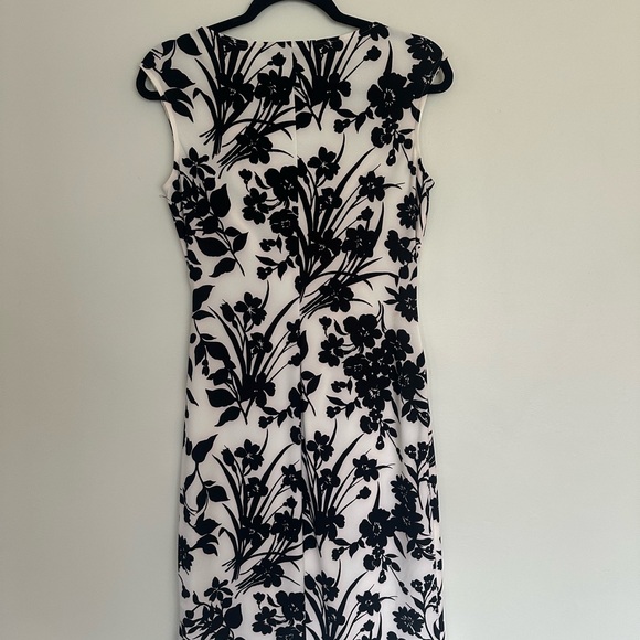 American Living Women’s Black & White Floral Print Dress Size 8 – EUC - Picture 7 of 7